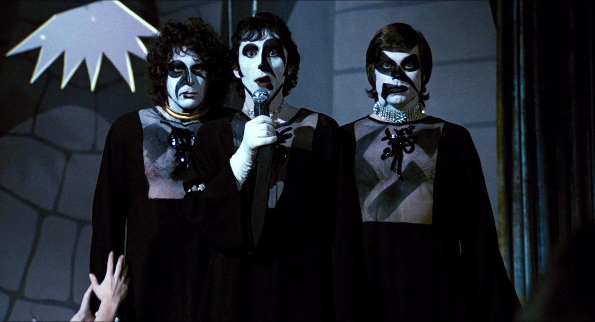 headfirstnohalo's tweet photo. since gerard mentioned it i am taking the time to say: if you haven’t seen phantom of the paradise—please go do it Right Now, it’s a transcendental freaky beautiful hilarious film that i still wonder how it ever got made 
(and was definitely a big influence on g’s visual styles!) https://t.co/Psz8nGfqgP