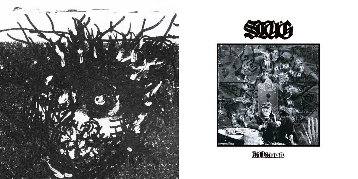 AFTERとSLUGの大阪2バンドによる暗黒重音スプリット7インチを取り扱いさせてもらうことになりました！
8/11のリリース日頃からオンラインストアでも販売予定です！