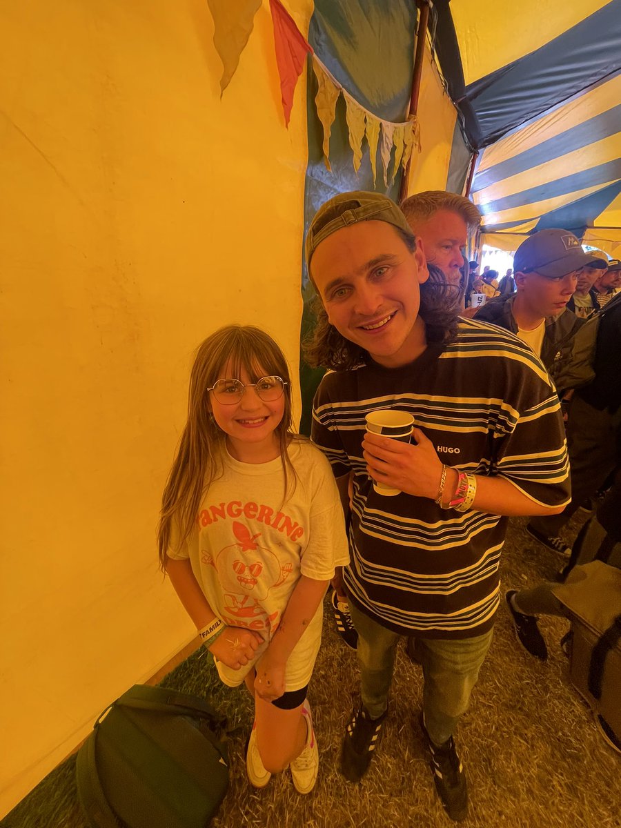 JamesGoesToGigs's tweet photo. Biggest regret of last year’s YNot was not seeing @TheCheapThrills, so made sure we were at the front this time round. All three of us agree that it’s the best set of the weekend so far (I think by some distance!) https://t.co/1pnnpIbgtW