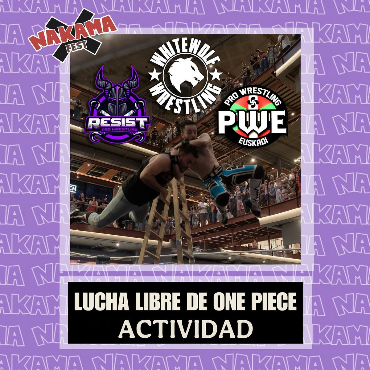 #España | <a href="/PWEeuskadi/">Pro Wrestling Euskadi</a> , <a href="/La_tripleW/">Triple W</a>  y <a href="/ResistPW/">Resist Pro Wrestling</a> serán parte del festival <a href="/fest_nakama/">Nakama Fest</a> 2025

mundowrestling.es/pwe-triple-w-y…