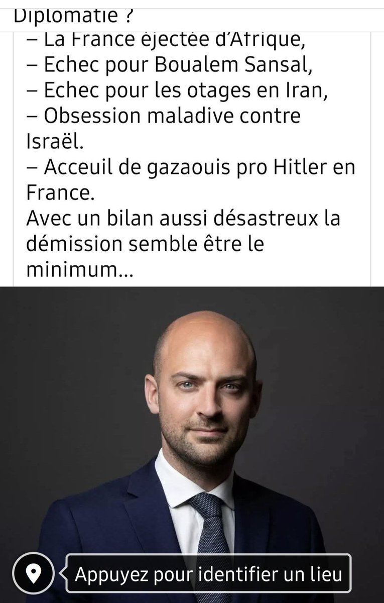Diplomatie Française ?