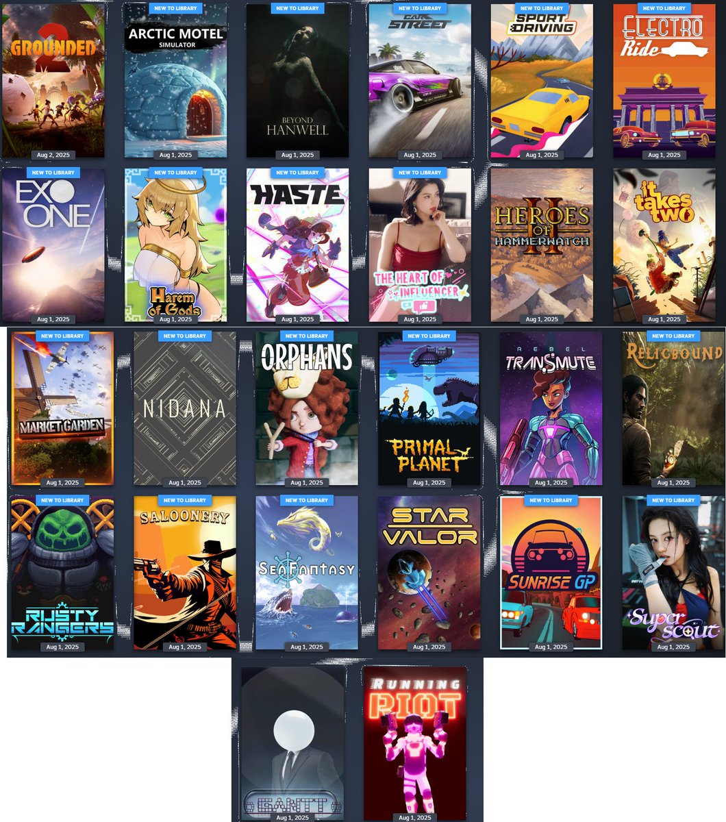 mattplaysindies's tweet photo. August is off to a strong start.  If you're looking for recommendations, here's what I've picked up so far this month.

You might say I like indie games. https://t.co/tae7CrhQEP