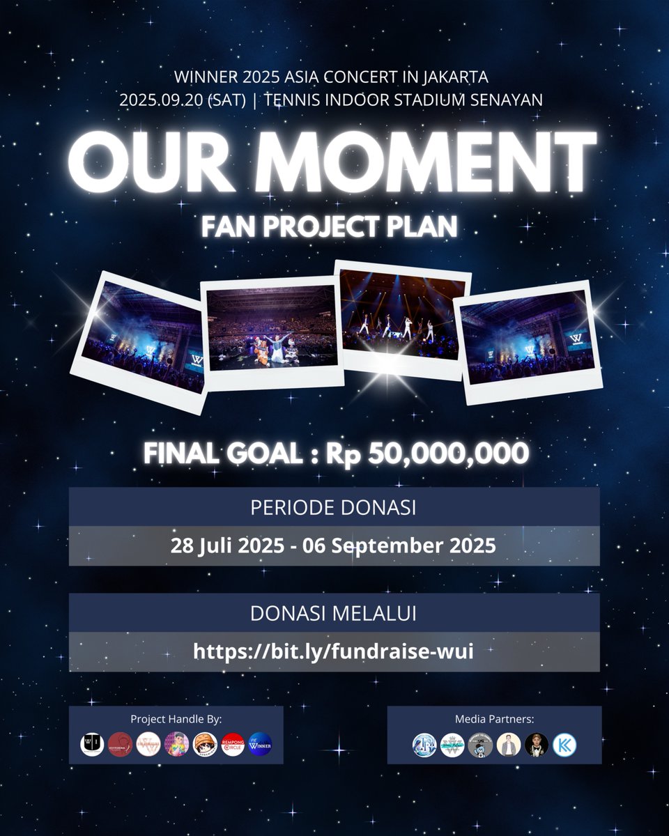 winnerunionina's tweet photo. Dear Inseonesia,

Please Kindly Welcome ✨ The Details Fan project that has been submitted by WINNERUNIONINA and is currently under review by the promoter.
Final execution may change based on conditions and official approval.

Let’s make OUR MOMENT unforgettable! ✨ #WINNER #WINNEROURMOMENTINJKT

Project handle by:
@winnerunionina
@ksyforINA
@KJW_INA
@HOONY_INA
@Songminho_ID
@rempongcircle
@fyiwinner

Media partners:
@IniFaktaWINNER
@winner_palace2
@supportygfamily
@tang__kira
@KpopChartNet