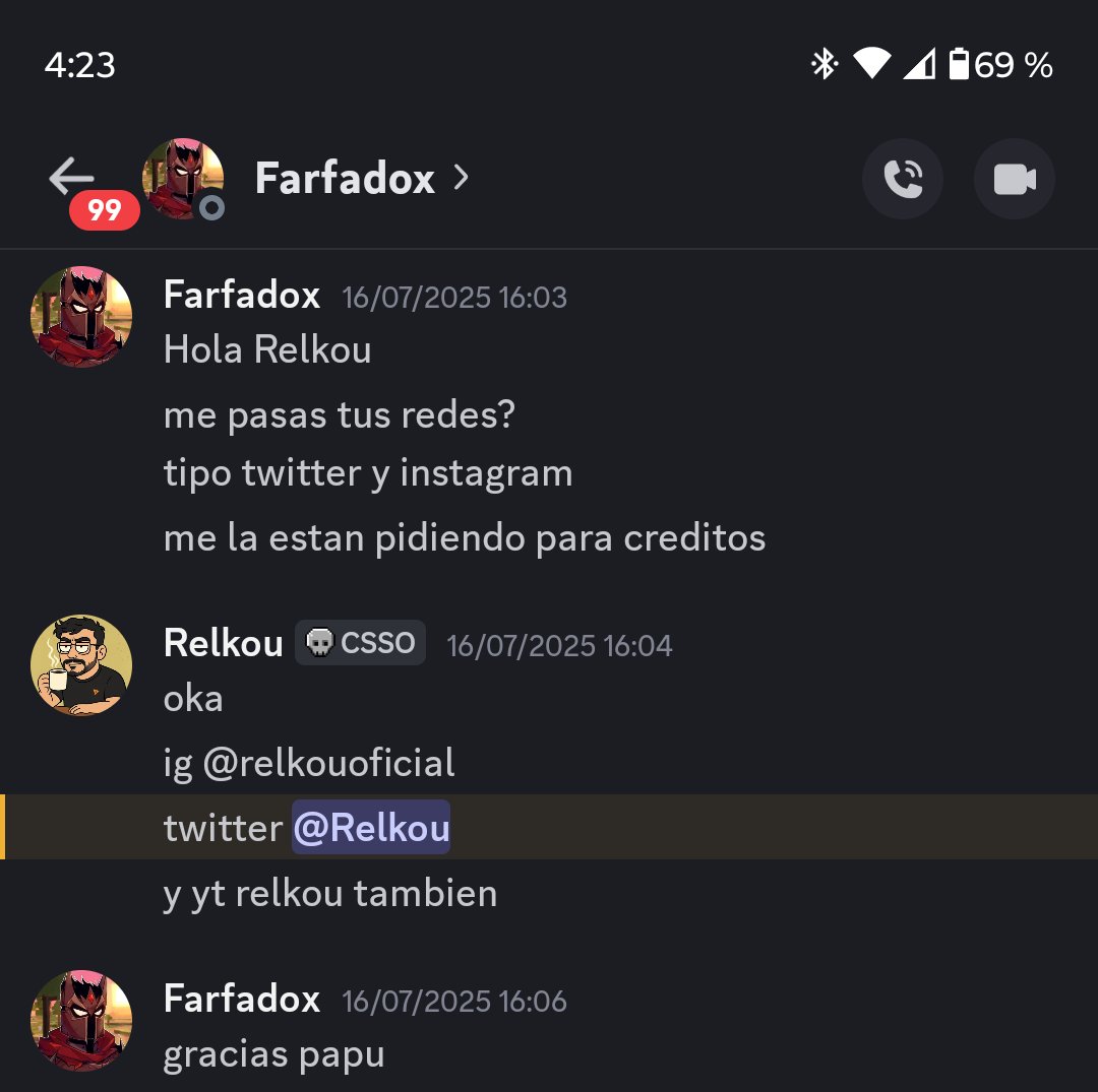 relkou's tweet photo. @and3s080 @Angel__89_ Jajaja recién leo todo tranqui que eso pasa cuando no hay mucha info aún pero después en el evento están los créditos https://t.co/JaAODgvh8w
