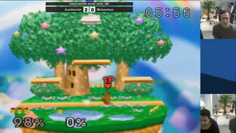 Guess who won the set