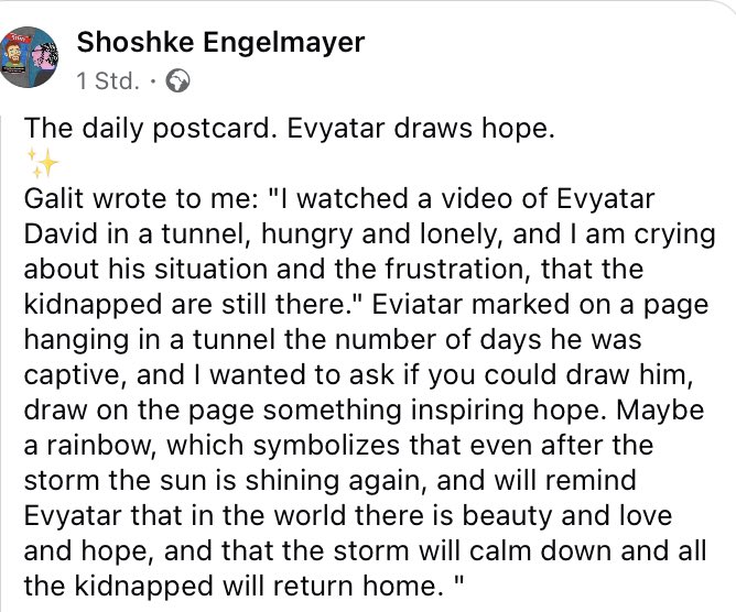 José Brunner: „Die Hamas könnte die Geiseln freilassen,(…).“
#BringThemHomeNow