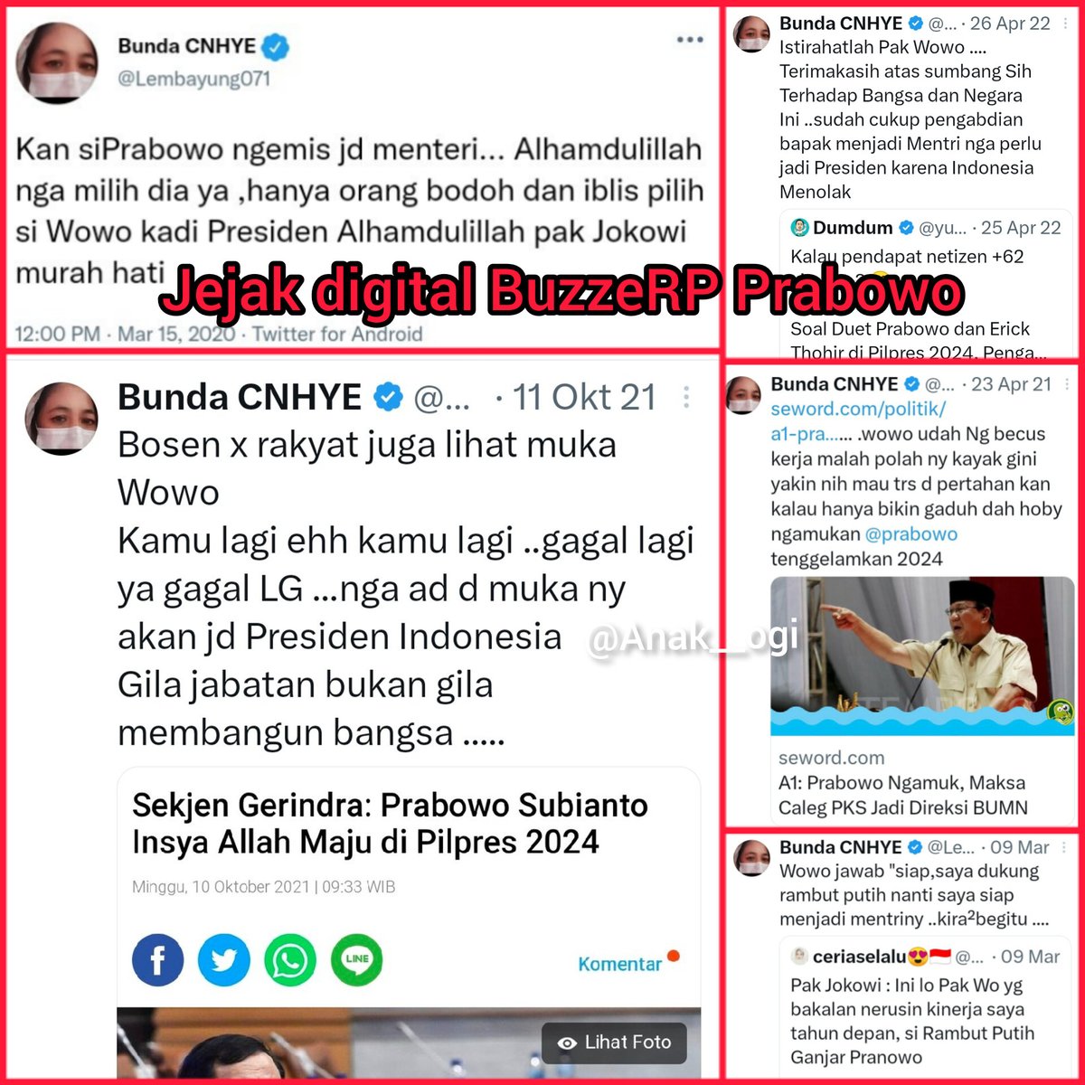 Mereka aslinya memang pembenci Prabowo tapi selama ini pura-pura dukung.
Hanya termul yg bisa hidup seanjing itu bro.