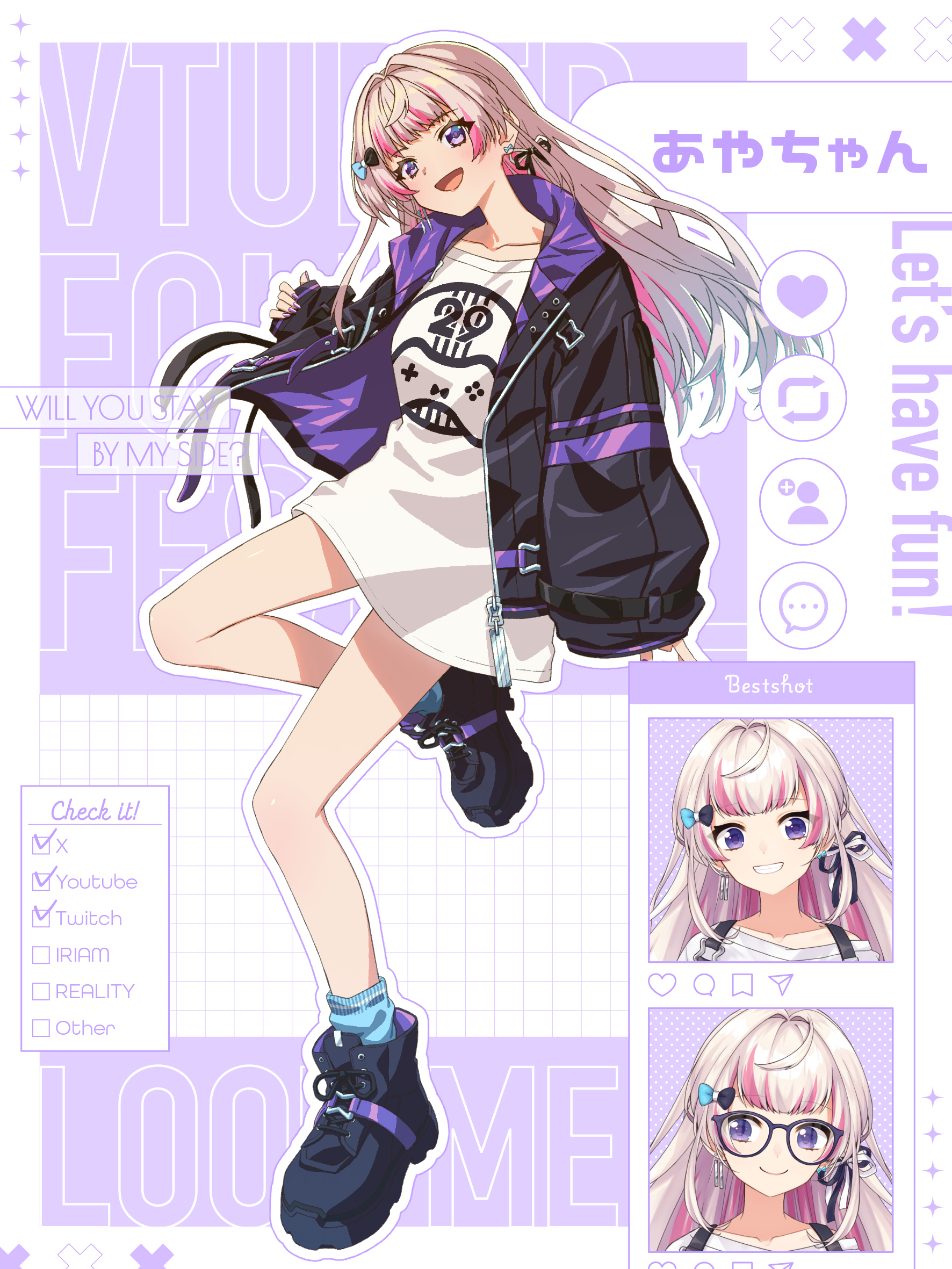 ayaちゃん♡ ayuちゃん25周年おめでとう🐆💜 . 今日のライブも可愛いかった