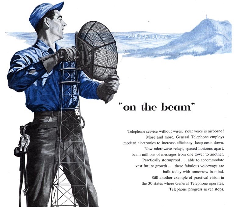 LRonLacy's tweet photo. *The Saturday Evening Post*, August 3, 1957
@SatEvePost
#illustration #illustrationart #illustrationartists #DomLupo #GeneralTelephone #telecommunications https://t.co/5yZoJxCETA