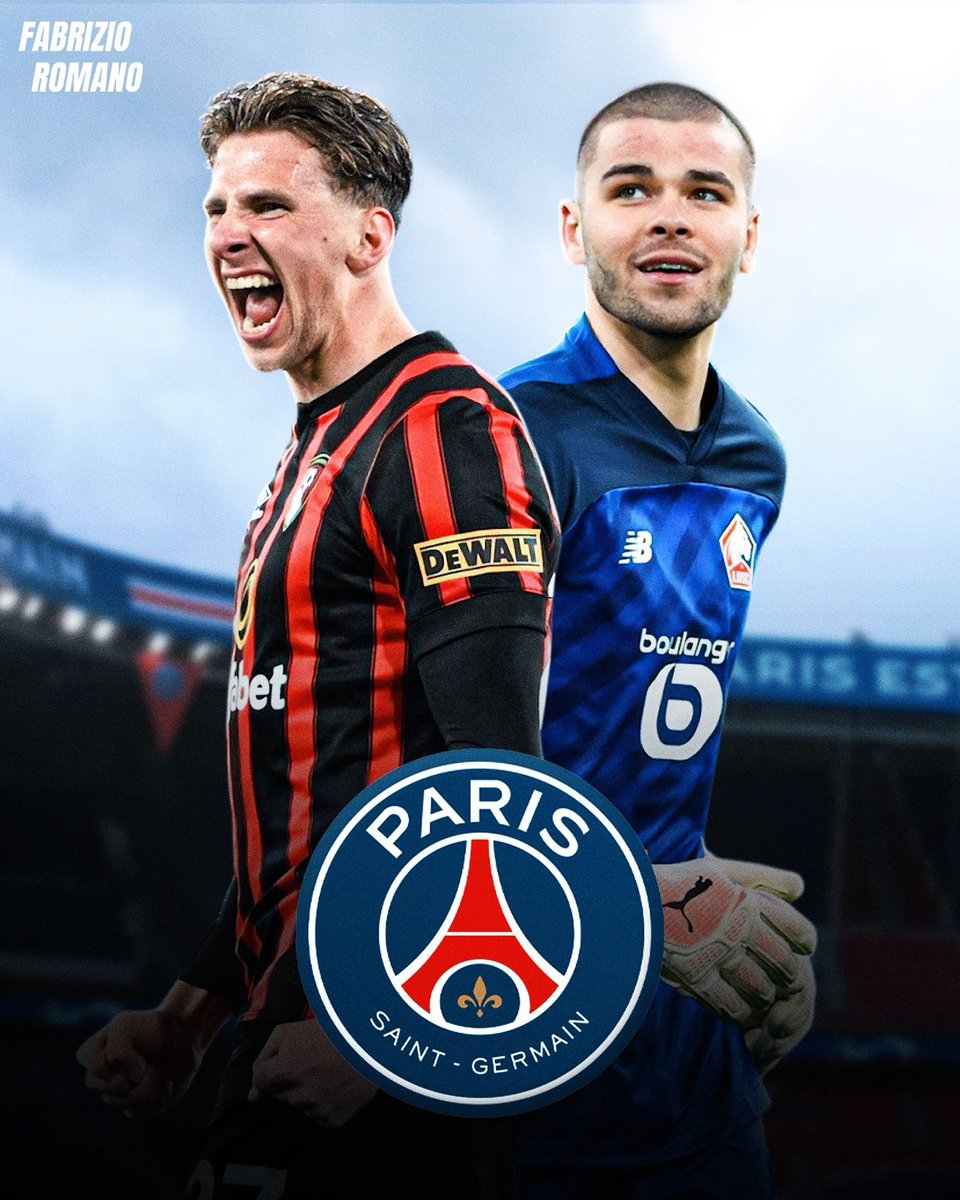 FabrizioSource's tweet image. 🚨 Both Lucas Chevalier and Ilya Zabarnyi are hopeful to get their moves to Paris Saint-Germain done in the upcoming days.

Both deals are at final stages and expected to happen. ❤️💙
