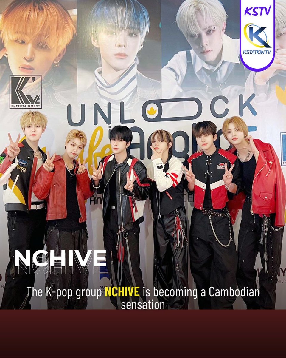 kstation_tv's tweet image. #NCHIVE is rocking Cambodia! Massive welcomes, sold-out fan meets &amp;amp; TV spots prove their global rise. Fans hyped &amp;amp; tour just started. Ready for more? 📷 
kstationtv.com/2025/08/03/nch…

#Kpop2025 #NCHIVEShock #GlobalTakeover #cambodia #kstationtv #ypoa @nchiveofficial @Nchive_France