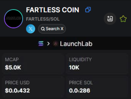 RoyalCoinZ's tweet photo. 🚀 #FARTLESS / $SOL
ENTRY : 5K 
CA:FyrBf5xKg5EwKZ9pHvSpJeLLuCWBicTpm3VvZcsibonk
TG VIP : https://t.co/BCupg9NTwH
Not financial advice.  

#Crypto #summer #Solana #memecoin #100xGem #DYOR #BTC #ETH #SOL #TURBOX #TURBOTRADINGBOT #TurboXBot $BTC $ETH $XRP $SOL $BNB $DOGE https://t.co/Hpzwmeox5z