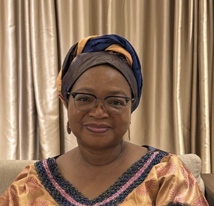 My friends are too modest 🙈. This is Maimuna Saleh-Bala. No bragging/trumpeting. Just work and work. My people are too modest.