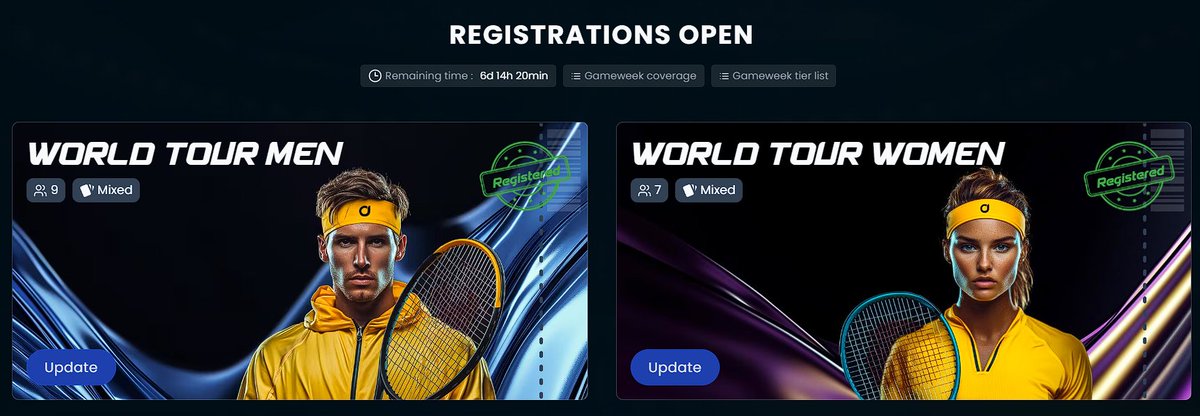 Sorare Assist (@sorareassist) on Twitter photo 🗣️Are you ready for the upcoming game weeks on the #Web3 fantasy tennis game <a href="/Fungiball_off/">Fungiball.io 🎾</a>?
You can play for free today so what not give it a try 🎾
Get involved and unlock your free cards and play today! 😃fungiball.io/?ref=YY43J0UMJ0
#Sorare #MFL #Tennis #Web3 🗣️Are you ready for the upcoming game weeks on the #Web3 fantasy tennis game <a href="/Fungiball_off/">Fungiball.io 🎾</a>?
You can play for free today so what not give it a try 🎾
Get involved and unlock your free cards and play today! 😃fungiball.io/?ref=YY43J0UMJ0
#Sorare #MFL #Tennis #Web3