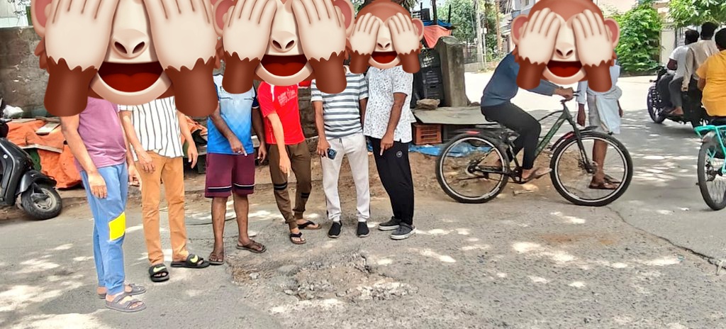 vinay_vangala's tweet image. @revanth_anumula
@ZC_SLP
Mastering #PotholeAsana
Y pay for a chiropractor wn our roads offer a free spinal realignment service with every ride? A big thanks to @Dc21Ghmc EE Ms Indira &amp;amp; DE Ms Sridevi fr not addressing aftr 60+ days #FreeTherapy #RoadToRuin 
@HiHyderabad @HydWatch