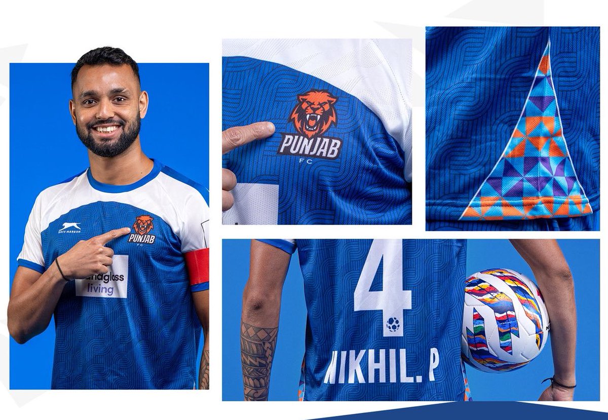 Punjab FC unveil their new kit ahead of 2025/26 season! 🔥 👕 #90ndstoppage 

Also name Nikhil Prabhu as their captain for the Durand Cup campaign. ©️⚽️
