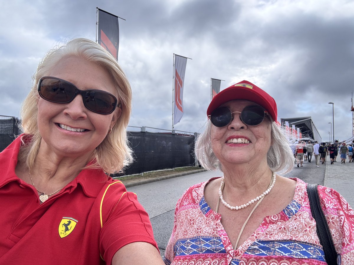 Johnna_J_Miller's tweet photo. We made it! #F1 #HungaryGP #GoLewis https://t.co/IebDGl6S2X