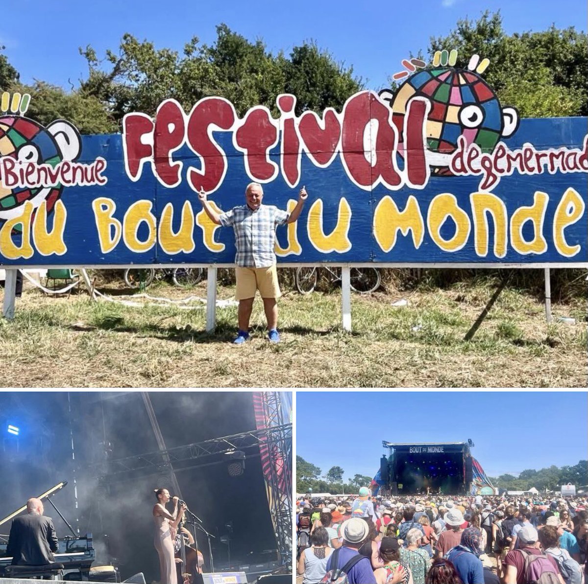 Ce samedi, j’ai passé une super journée au festival du Bout du monde. Du soleil,des gens heureux,des concerts qui donnent la pêche,de belles rencontres, … Pour tout ça, bravo et merci à toute l’équipe de Quai Ouest Musiques et à l’ensemble des bénévoles. Et surtout quel public !