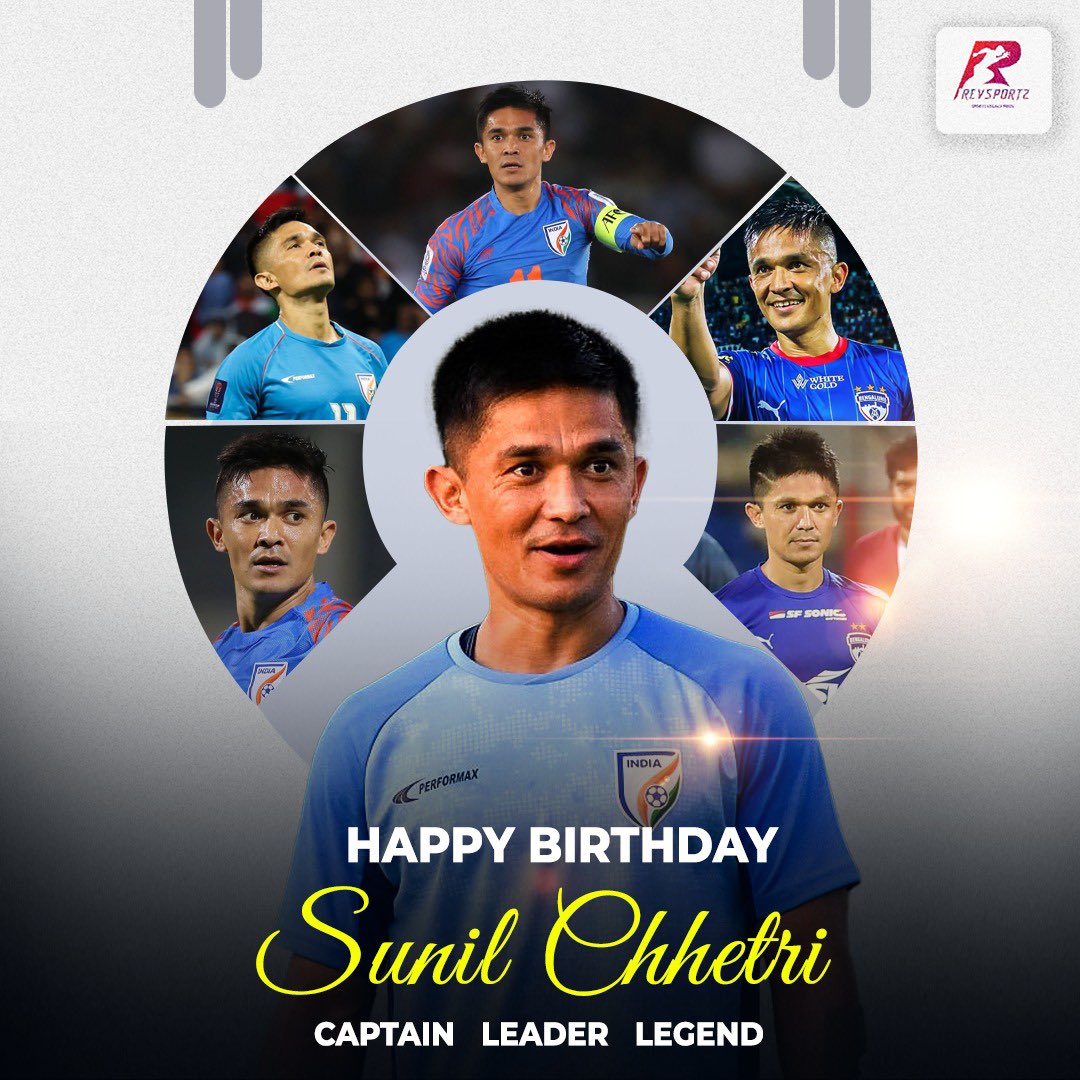 RevSportz Global (@revsportzglobal) on Twitter photo From iconic goals to inspiring generations — Happy Birthday, Captain Fantastic.
<a href="/chetrisunil11/">Sunil Chhetri</a> #happybirthdaysunilchhetri From iconic goals to inspiring generations — Happy Birthday, Captain Fantastic.
<a href="/chetrisunil11/">Sunil Chhetri</a> #happybirthdaysunilchhetri