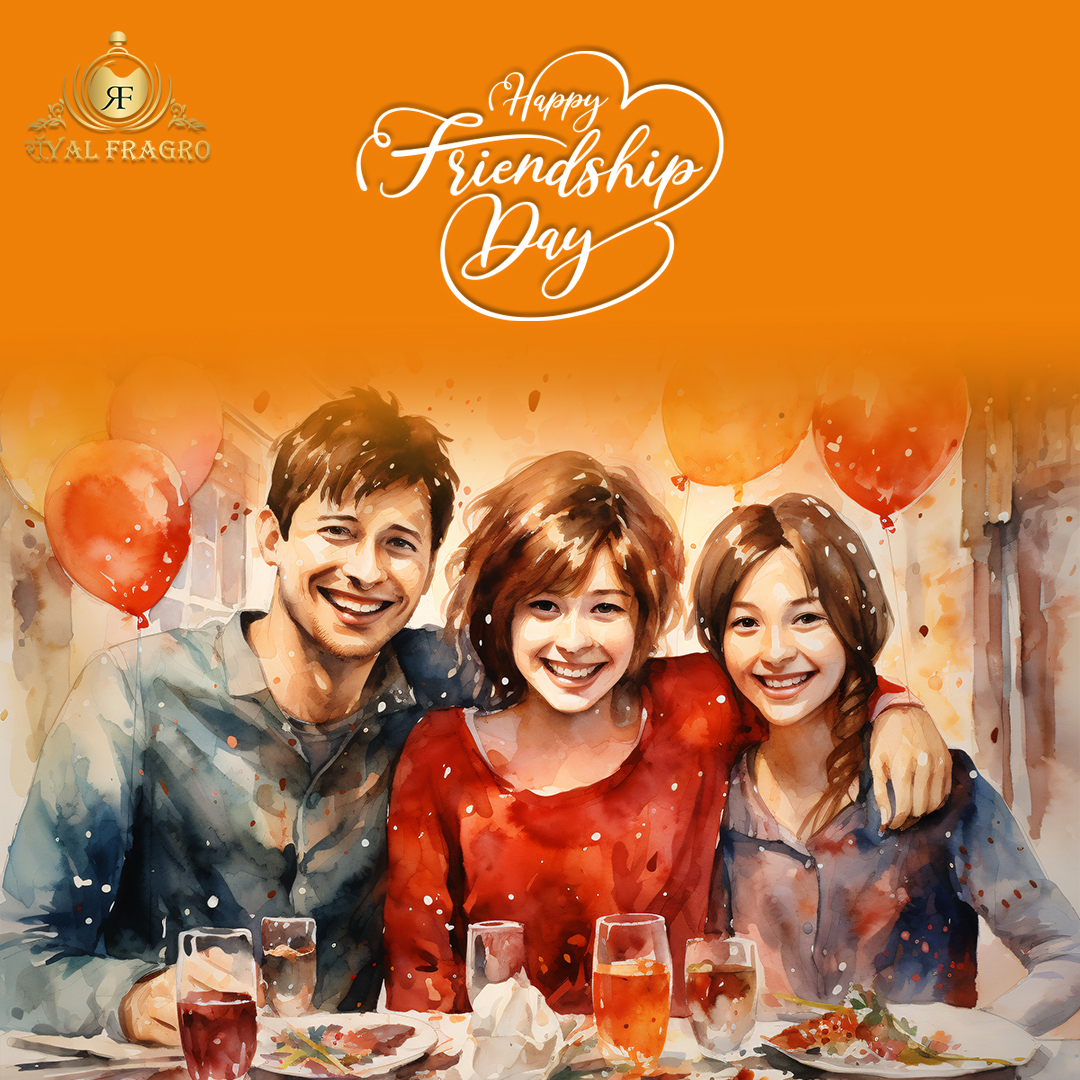 royalfragro's tweet photo. "True friends are the rare gems of life — always there to shine through your darkest times."

Happy Friendship day!

#HappyFriendshipDay #FriendshipGoals #ForeverFriends #CelebrateFriendship #TrueBonds #RoyalFragro #GratefulForFriends #FriendsLikeFamily  #FriendshipForever https://t.co/XTlQZO3wyZ