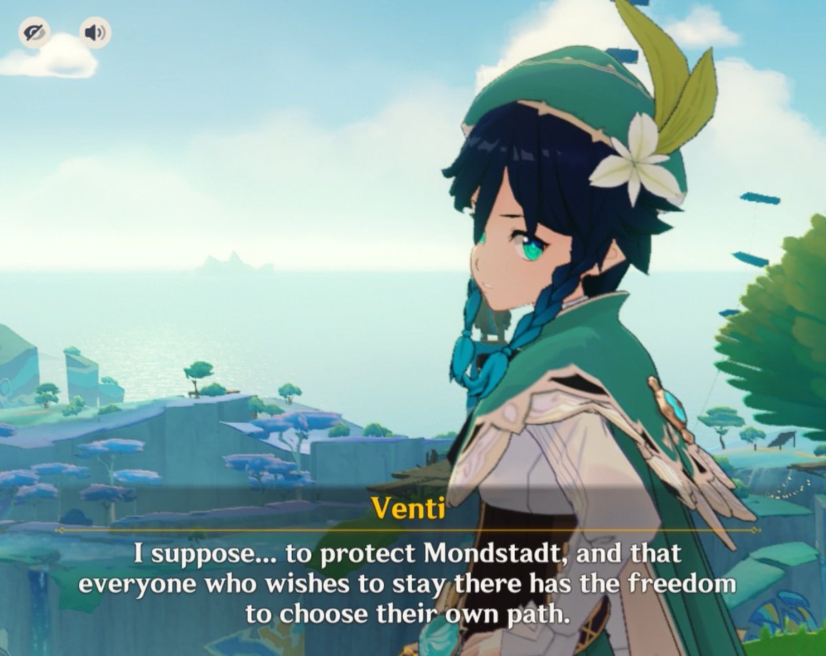 Traveler had the chance to ask more about istaroth to venti but they didn't but instead asked venti about his wish 💀 no one gaf about his wish omg (I cried reading his wish)