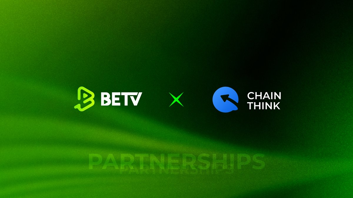 BE__TV's tweet photo. We are thrilled to announce our partnership with @ChainThink_news! 🤝
🔗 ChainThink is a Web3-native media and intelligence platform committed to delivering deep narratives, sharp market insights, and user-first education.
To know more — https://t.co/Ep1jUbmMiX
#BeTV #ChainThink #Web3Creators #Blockchain