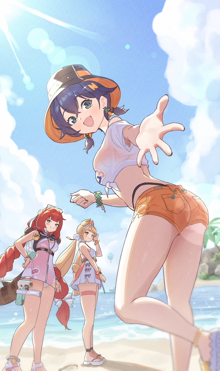 gimi_00's tweet photo. 海！！！

#ゼンゼロ #Dripfest2025 #zzzS2Fanart https://t.co/vQxwNZKIr4