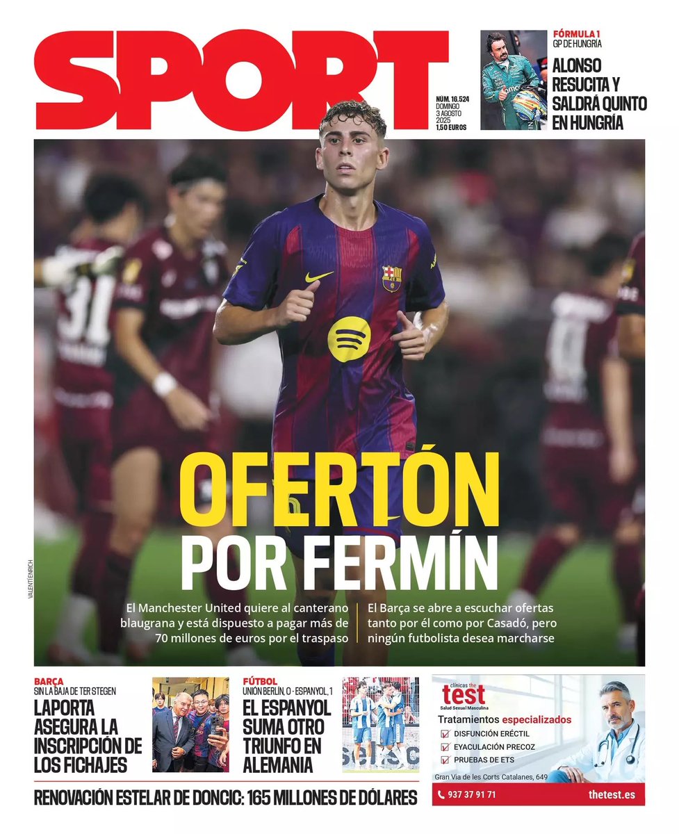 Así viene la prensa deportiva en España hoy domingo. #Portadas