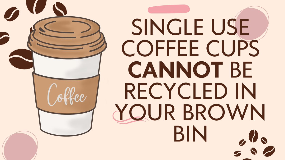 HertsmereBC's tweet image. ☕ Coffee lovers, take note!
Single-use coffee cups don’t belong in the brown bin ❌ — they need to go in your black bin 🗑️.
Better yet, switch to a reusable cup and save money at many major coffee shops! 💸🌍
#WasteLess #ReusableCup #CoffeeTips