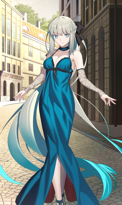 FGO10周年 英霊祝装:モルガン様(妄想) #FGO #FGO10周年