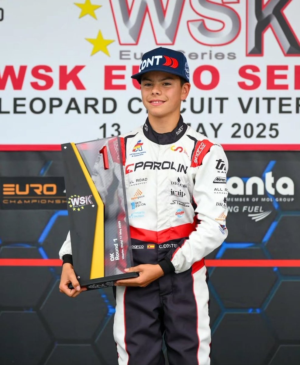 🏆¡¡Christian Costoya se proclama CAMPEÓN del Europeo de Karting FIA!!

🥇El joven piloto español se hace con el Campeonato de mayor nivel, regularidad y consistencia, por excelencia.

💎 ¡Hay cantera!