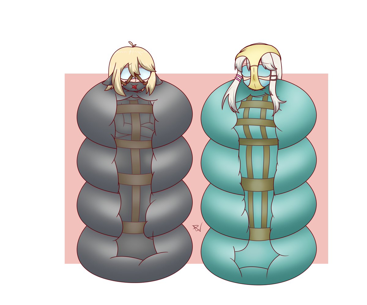 D.D3vious๐ (Comms OPEN) (@d_secret_stash) on Twitter photo A simple artwork of straitjacket and inflatable sleep sack, featuring OCs from <a href="/Lightning_Rook/">LightningRook</a> and <a href="/alphicet/">Alphicet ๐</a>. Hope you guys love it~ :3 A simple artwork of straitjacket and inflatable sleep sack, featuring OCs from <a href="/Lightning_Rook/">LightningRook</a> and <a href="/alphicet/">Alphicet ๐</a>. Hope you guys love it~ :3