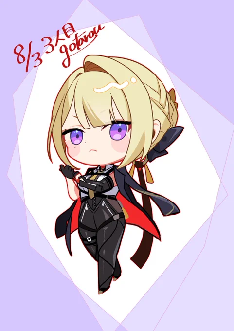 #SD100人チャレンジ中 3人目 ゼンゼロ イヴリン リクエスト、描いて欲しいライバーさんはリプ欄をご確認ください。
