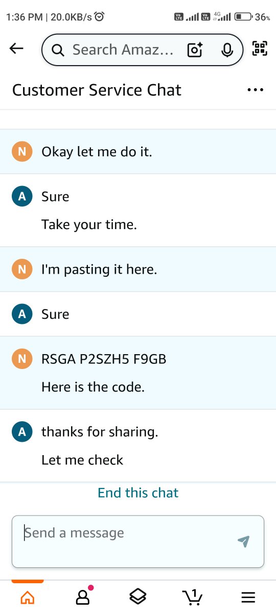 Nimai Sharma (@nimai09) on Twitter photo I was looking for help to add a gift card, but someone from your team has taken the code and vanished. <a href="/amazonIN/">Amazon India</a> shame on you. Is this the way you guys train people for scam? I was looking for help to add a gift card, but someone from your team has taken the code and vanished. <a href="/amazonIN/">Amazon India</a> shame on you. Is this the way you guys train people for scam?