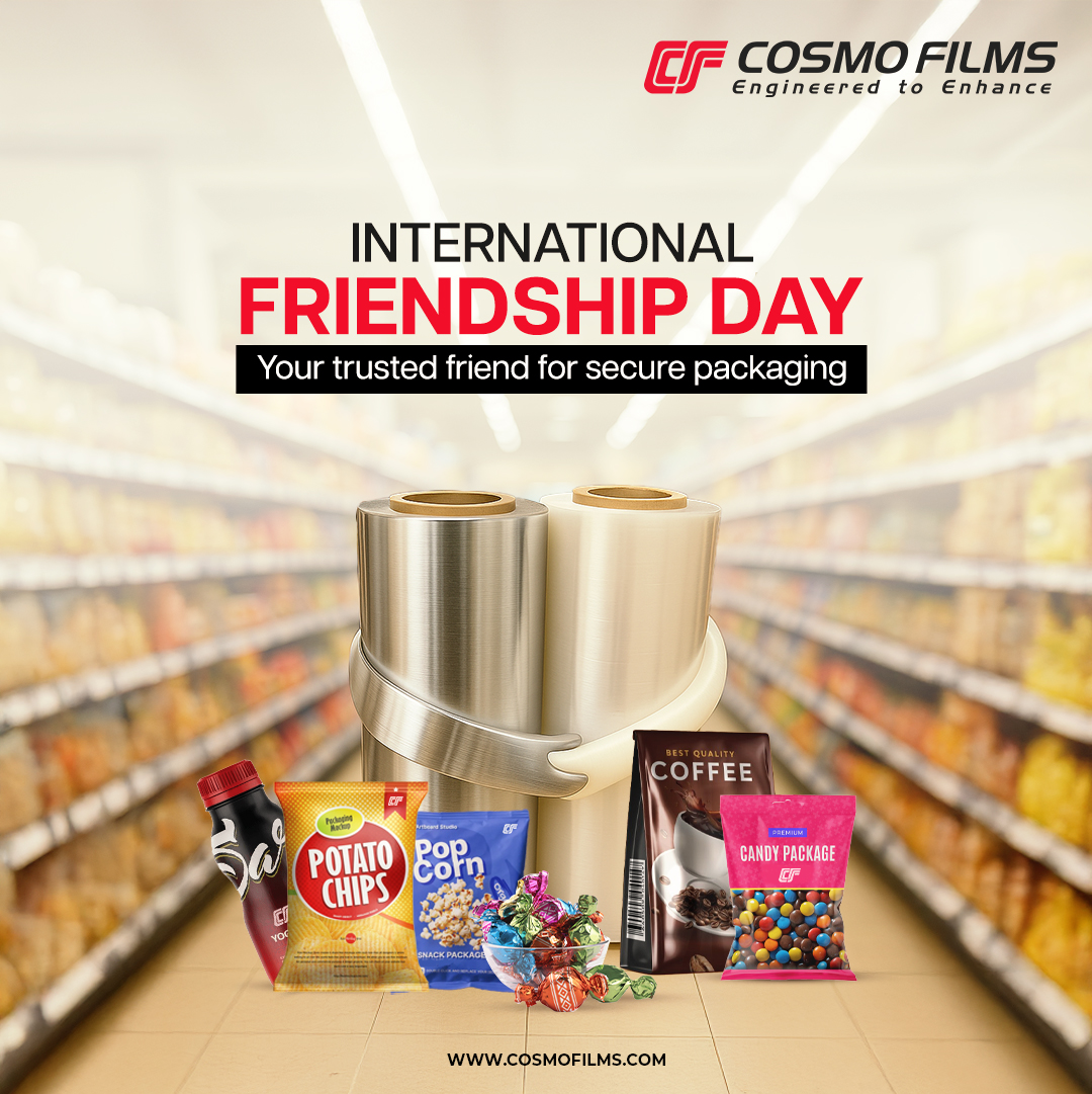 CosmoFilmsLtd's tweet image. Just as a true friend never lets you down, our advanced packaging solutions provide unwavering protection for your products.

Happy Friendship Day

#CosmoFilms #PackagingFilms #InternationalFriendshipDay