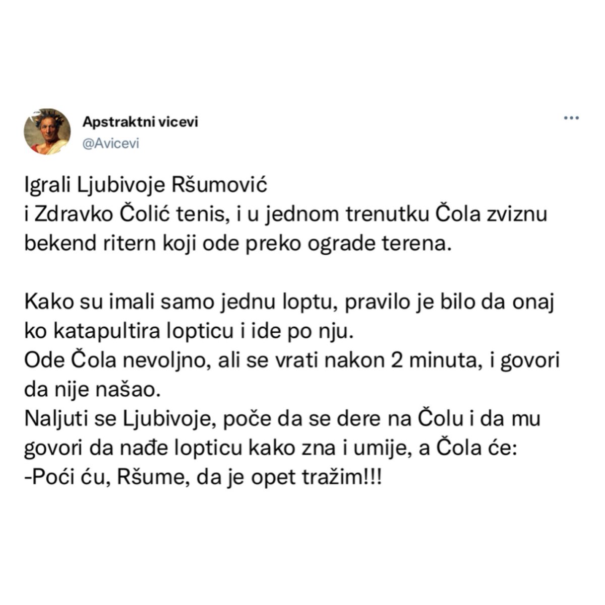 Apstraktni vicevi (@avicevi) on Twitter photo 
