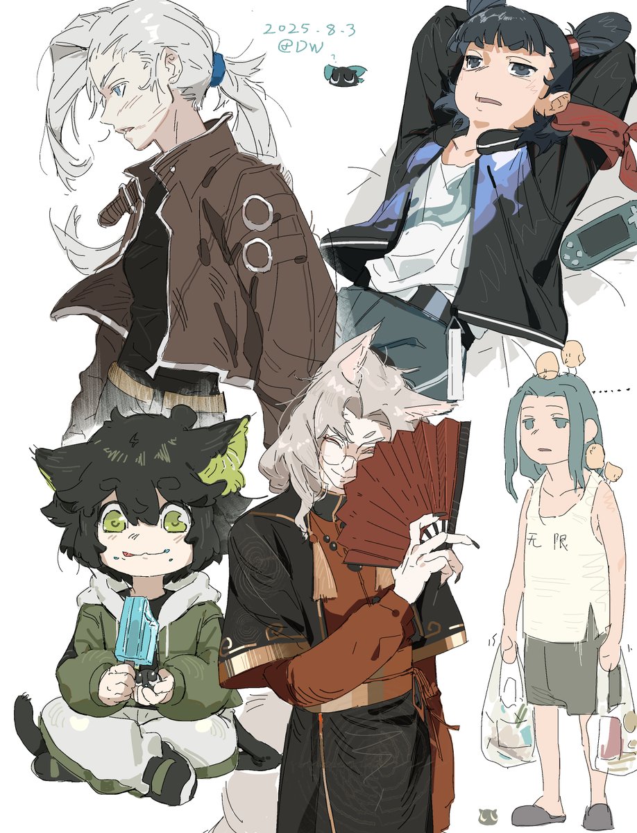 Inkflower61's tweet image. #罗小黑战记2 
晚上好，开线老头衫