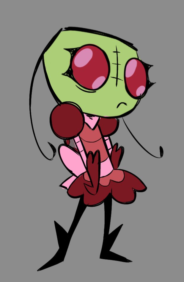 mothificate's tweet image. does anyone like my #invaderzim oc!!!! i have more but im shy to post them #iztwt