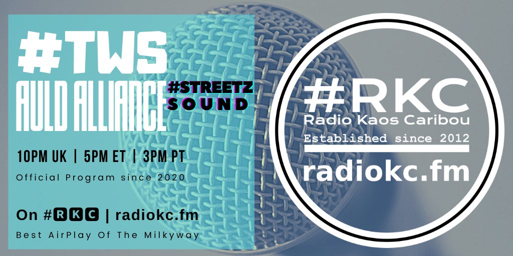 TODAY

🕙10PM UK⚪5PM ET⚪2PM PT

#TWS #҉S҉T҉R҉E҉E҉T҉Z҉S҉O҉U҉N҉D҉ SPECIAL

@Blacklanterns │ #Scotland 🏴󠁧󠁢󠁳󠁣󠁴󠁿

⬇️Details⬇️
🌐 fb.com/RadioKC/posts/…

📻#🆁🅺🅲 featuring &amp; closing w/

<a href="/krowne/">KROWNE (Precog Records)</a> x <a href="/_EDw0rd_/">[CatsEye2TheCosmos]</a> x @parsonharlequin x <a href="/t3xtur3/">Texture / テクスチャ</a>
