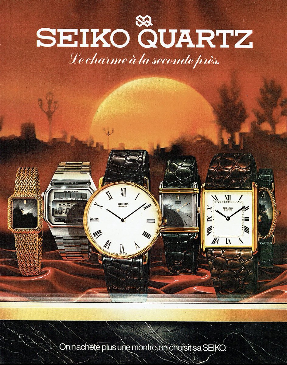 petitehorloge's tweet photo. ☀️Petite sélection de publicités Seiko d’époque en français avec notamment la fameuse « Age of Discovery » https://t.co/ndXhTI9XYp