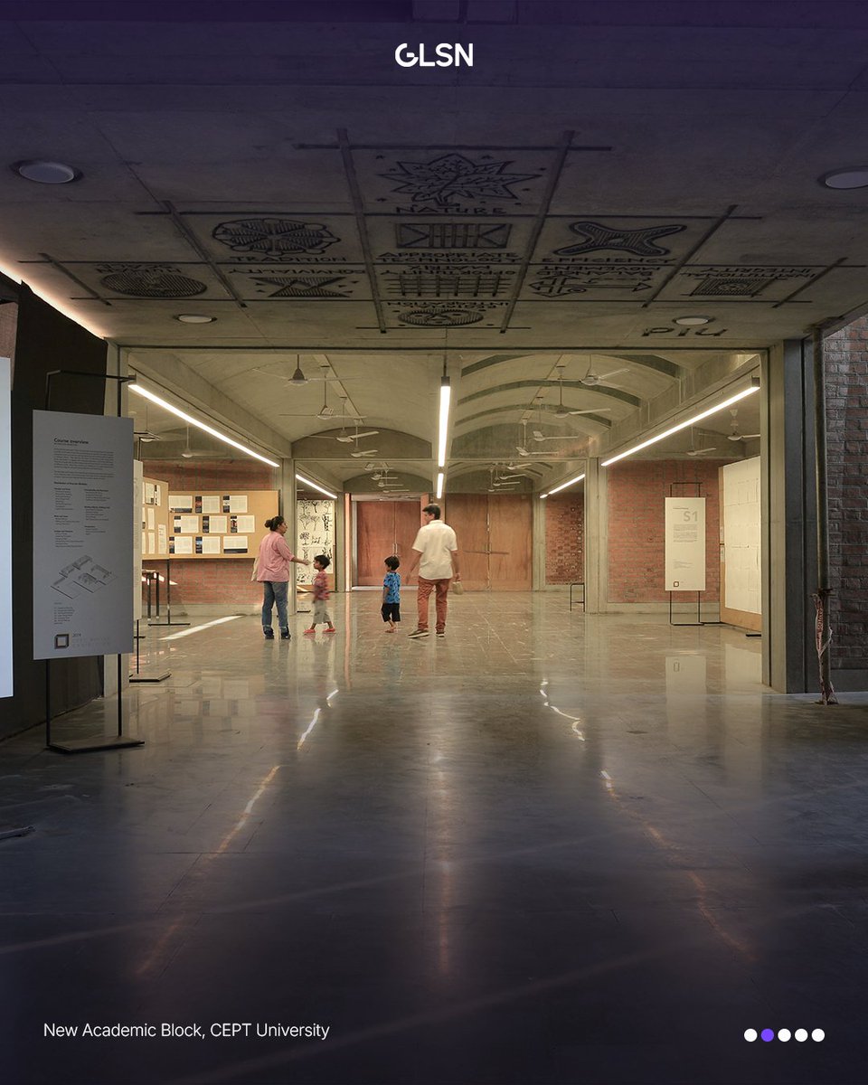 the_glsnetwork's tweet photo. A new chapter in CEPT’s legacy.
The New Academic Block by CCBA Designs blends innovation, sustainability & modern heritage.
@CEPTUniversity1
Full story : https://t.co/XkNjLkXCMi
#GLSN #CEPTUniversity #DesignForLearning #LearningSpaces #CampusDesign #PULSE2025 #Bengaluru https://t.co/TA79JI20bK