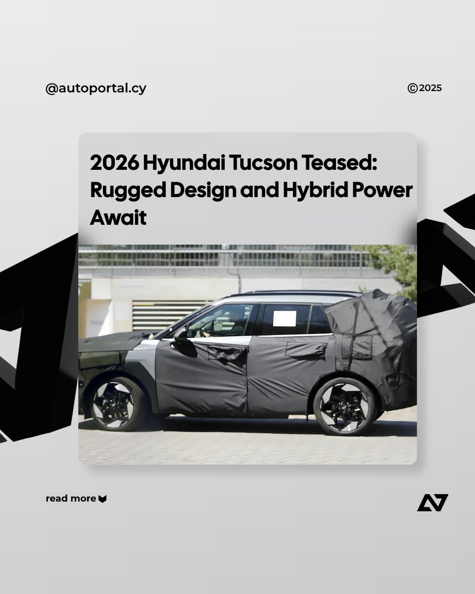 2026 Hyundai Tucson Teased: Rugged Design and Hybrid Power Await

A tantalizing glimpse of the next-generation Hyundai Tucson has emerged, shrouded in a cover, ahead of its official debut in the second half of 2026.