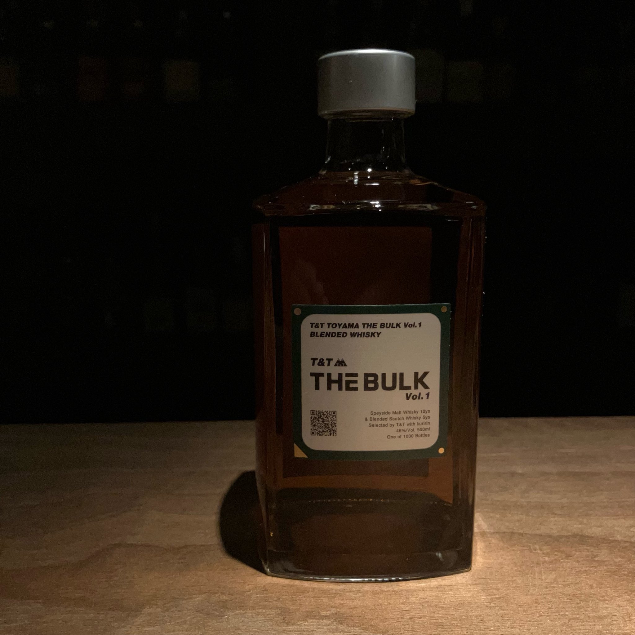 激レア　THE BULK (ザ バルク)ウイスキーVol.1 ザ・バルク ブレンデッドスコッチウイスキー Vol.1 46% 500ml