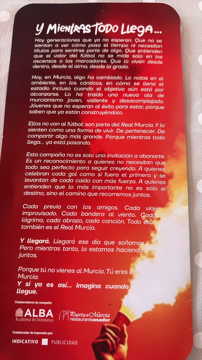 Para los madridistas catalinos y demas gente ESTO ES EL PUTO REAL MURCIA Y LO AMAMOS!!!!!!❤️❤️❤️❤️❤️