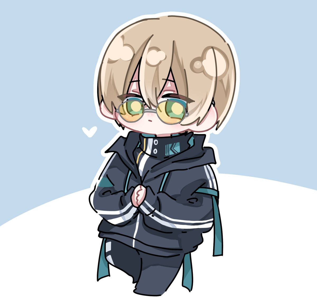 STPR BOYS メガネアオくん #メガネあーと