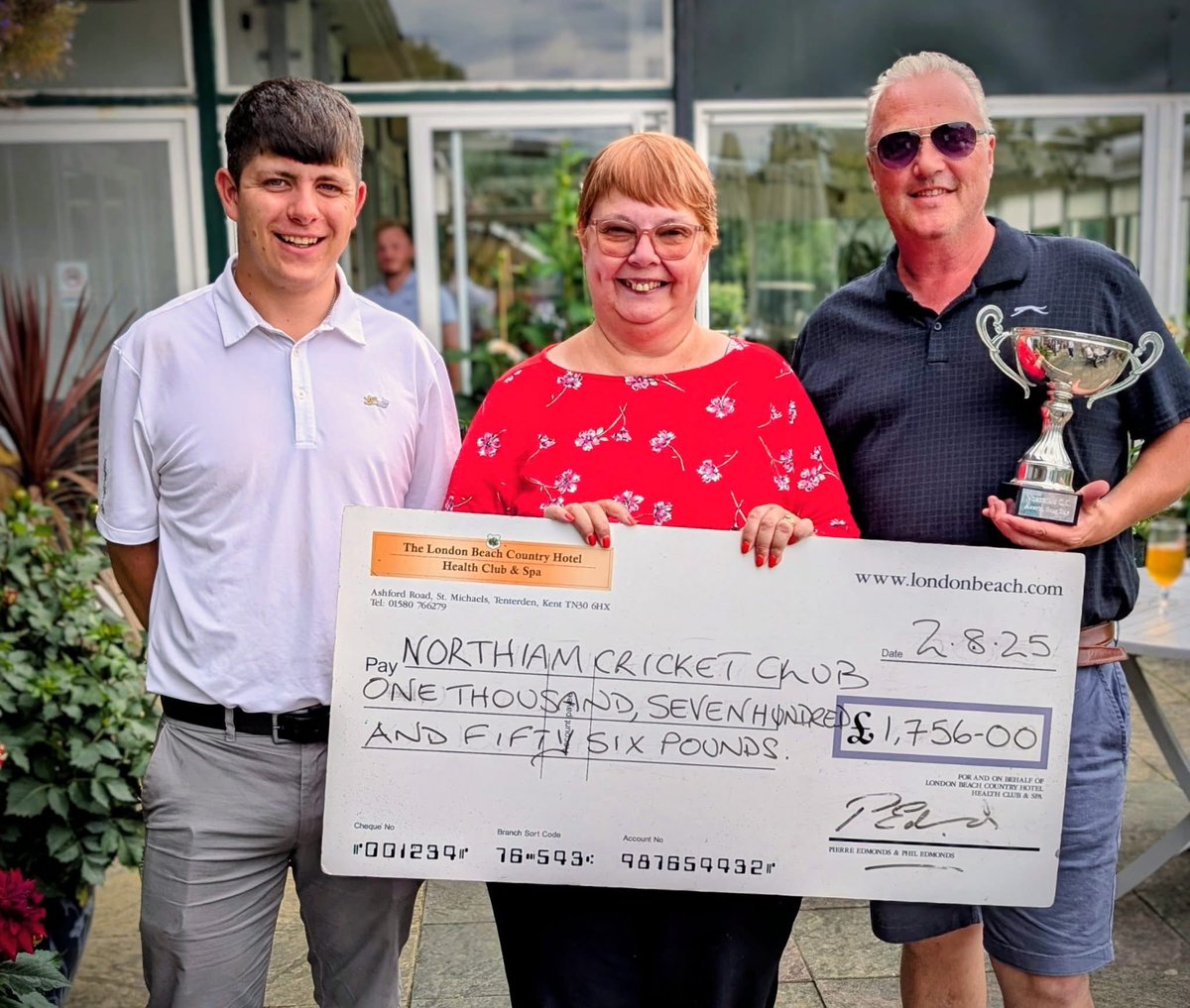 The guys from Northiam Cricket Club had a #CharityGolfDay here today @londonbeachgolfhotel and will receive the full cost of £1756 donated back to their club funds through our unique Charity Scheme. Fundraising couldn't be easier! #clubfundraising #charitygolf