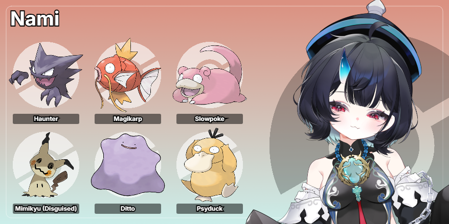 My No Brain-Team ♥ 

ZEIG MIR DEIN TEAM BITTE AUCH ♥
circlejourney.net/trainercard

Übrigens behaltet ihr im ganzen Pokemon Gameplay Euren Starter? XD 

Was ist Eure Lieblings Pokemon Edition?

Ich bereue ja bis heute, nicht Platinum gespielt zu haben...😭