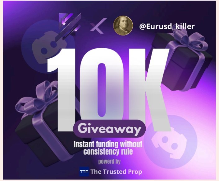 🚀 STOP SCROLLING🚀
1X $10,000 INSTANT FUNDED ACCOUNT GIVEAWAY 🎁  

How to enter 

~Follow:-

@eurusd_killer
<a href="/KriptCapital/">Kript Capital</a>
<a href="/SareedMangaree/">Mangaree✌️</a>

Also follow:-
<a href="/HabibAhmard/">Habeeb 😎☠️</a>
<a href="/MisauFx/">Maijamaa</a>
<a href="/Gra_Pips/">𝔾ℝ𝔸ℙ𝕀ℙ𝕊</a>
<a href="/_Al_Madani_/">ᴀʟ- ᴍᴀᴅᴀɴɪ</a>
<a href="/VerysoonFx19/">Mr A🇰🇼</a>
~Like &amp; Repost 

~Tag 3 Traders

Join our discord.gg/P7jp9fqtPa