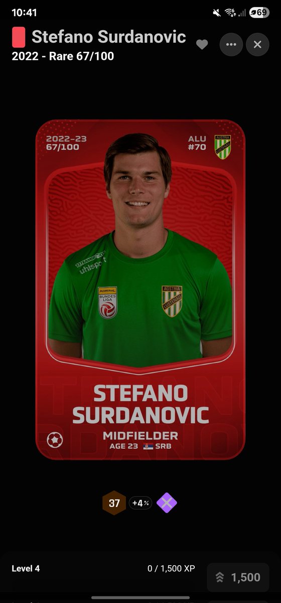 Giveaway 🥳

Win a rare Stefano #Surdanovic which is useable for european competitions 👀🔥

1. Follow <a href="/Decay26Sorare/">Decay</a> 
2. 💜 &amp; RT
3. RT the tweet below
4. Comment your Sorare username

Giveaway will run 72 hours ✌️

Good luck to all 🫶

#sorare #giveaway #free #sorare26