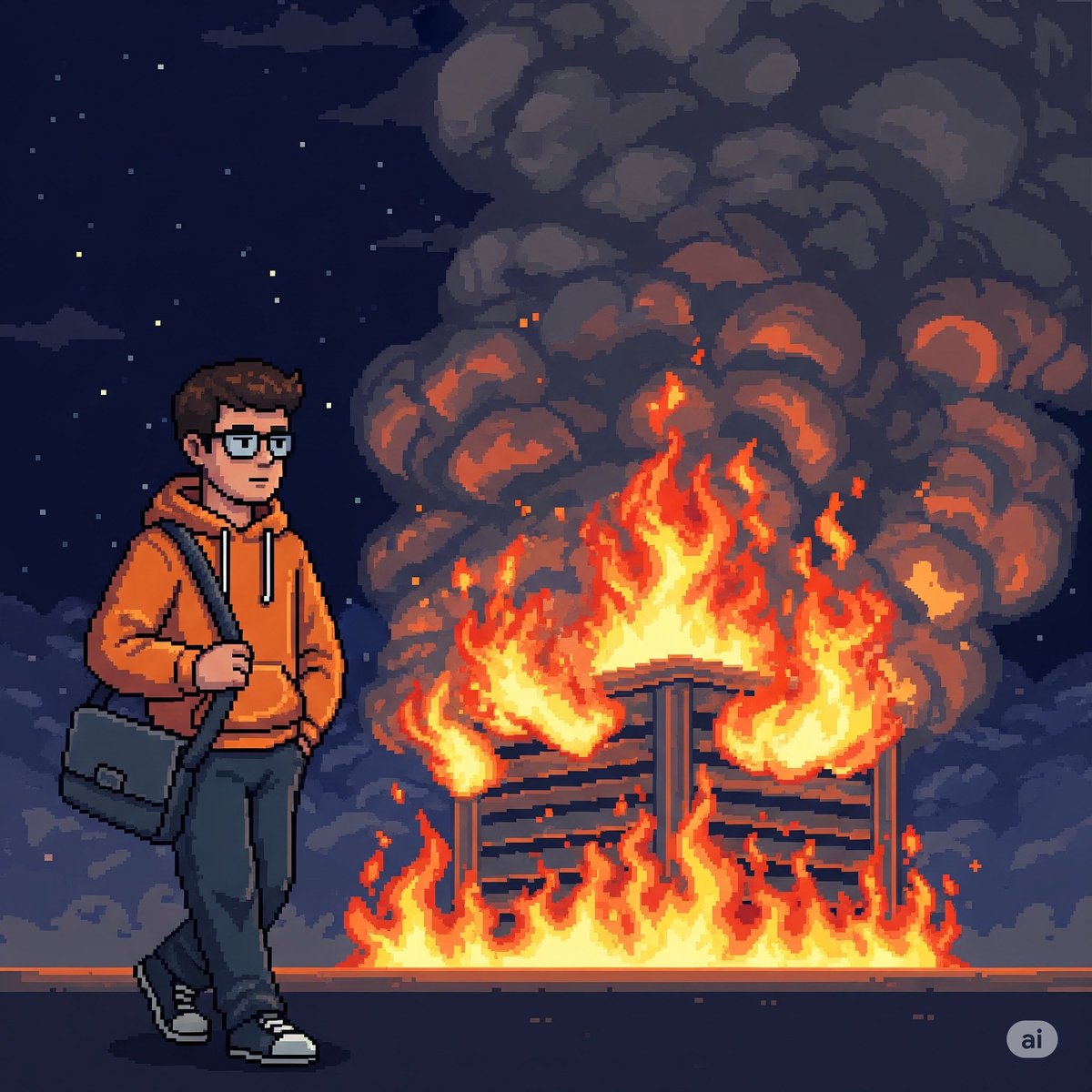 pratik__bhushan's tweet image. Me after “fixing” the bug and merging to main.

#ProgrammerHumor #100DaysOfCode